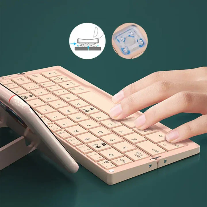 Foldable Wireless Bluetooth Keyboard