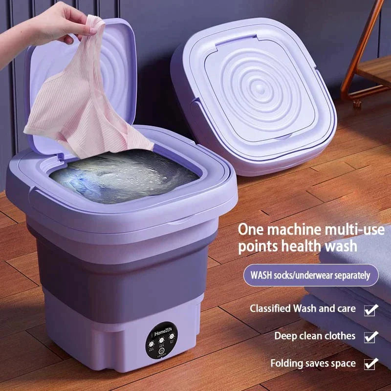 Portable Mini Washing Machine Foldable